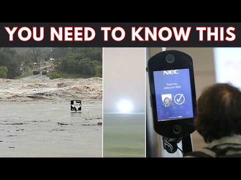 🚨 Texas Flooded, UFOs Spotted, & Your Face Is Now a Boarding Pass — What’s REALLY Going On?