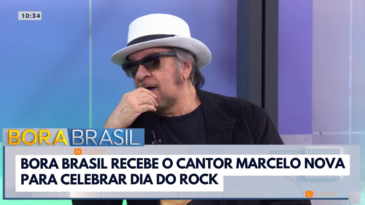 Bora Brasil recebe o cantor Marcelo Nova para celebrar Dia do Rock