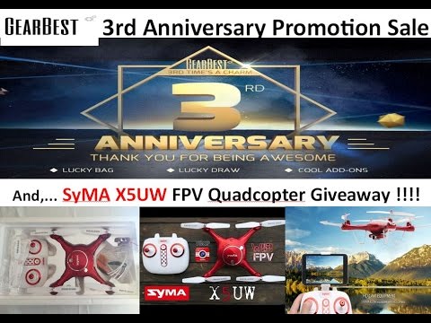 Gearbest 3rd Anniversary Promotion Sale & Giveaway - UCLnkWbYHfdiwJEMBBIVFVtw