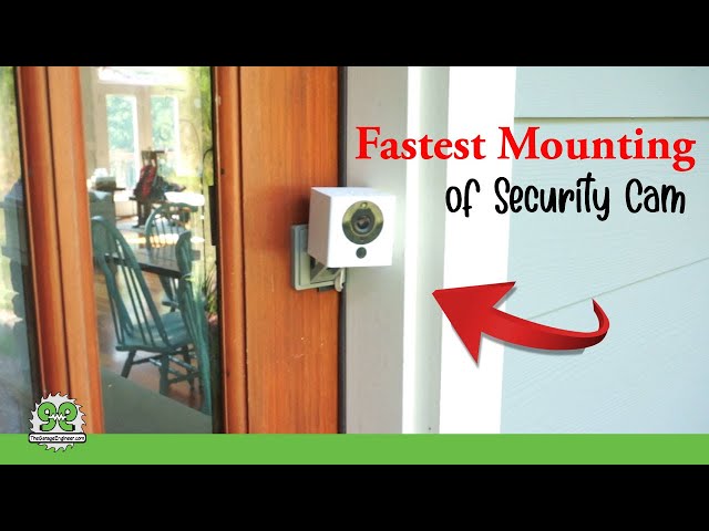 How to Mount a CCTV Camera on the Wall Without Drilling