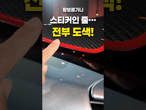 <strong>10억</strong> 람보르기니의 디테일 클라스..
