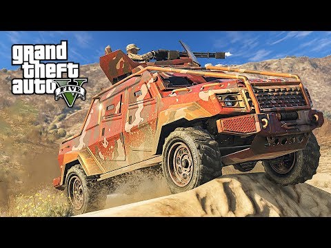 GTA 5 NEW ARMORED MILITARY TRUCK!! (GTA 5 Gunrunning DLC Update) - UC2wKfjlioOCLP4xQMOWNcgg