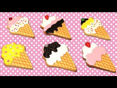 ICE CREAM Cookies How To Decorate with ROYAL ICING by CakesStepbyStep - UCjA7GKp_yxbtw896DCpLHmQ