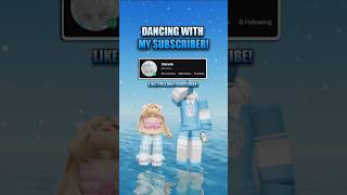Dancing with My Subscriber!✨| Scott and Zelda✨| #roblox #robloxedit #r