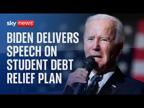 President Biden addresses his recent efforts to cancel student debt