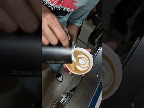 how to make coffee improve latte art #coffee #latte #youtube #shirts #art #cafe #new #india #hindi