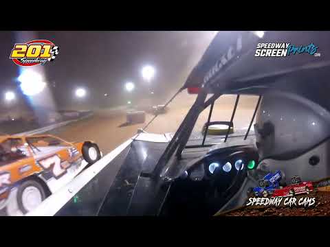 #3 Chase Hunley - Crate Late Model -  201 Speedway 8-16-25 In-Car-Camera - dirt track racing video image