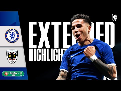 Chelsea 2-1 AFC Wimbledon | EXTENDED Highlights | Carabao Cup 2nd Round 2023/24