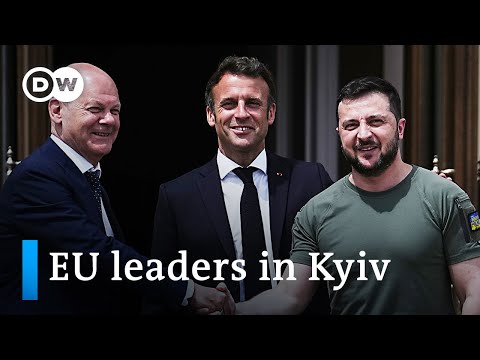 Joint press conference of EU leaders and Ukrainian President Zelenskyy in Kyiv | DW News