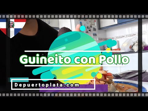 Guineito con pollo (Después de dos años en España)