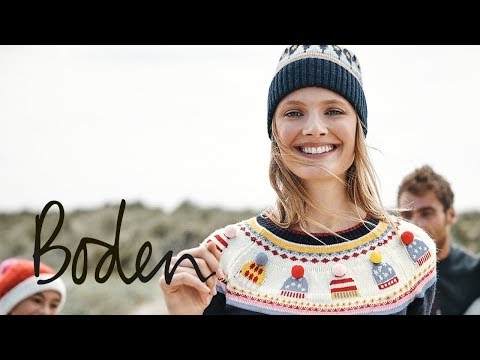 boden.co.uk & Boden Discount Code video: Boden AW18 Family Christmas Lookbook: Festive jumpers, coats and cold weather outfits