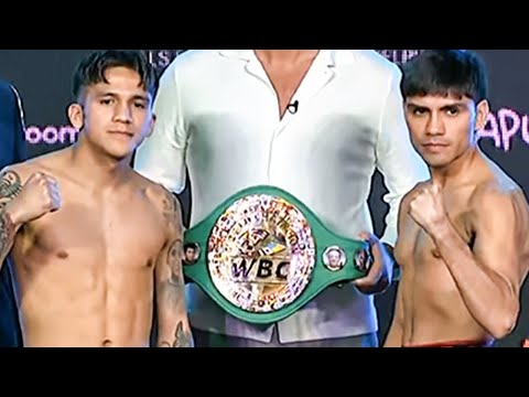 Bam Rodriguez vs Pedro Guevara WEIGH-IN & FINAL FACE OFF