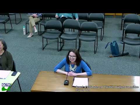 BET Budget Committee, May 13, 2025