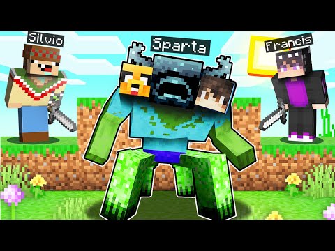 Minecraft: SPARTA CAMBIAFORMAS VS 2 ASESINOS 😱 SPEEDRUN vs HUNTER MINECRAFT con SILVIO