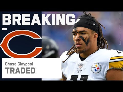 Breaking News: Bears Acquire WR Chase Claypool in Trade with Steelers video clip