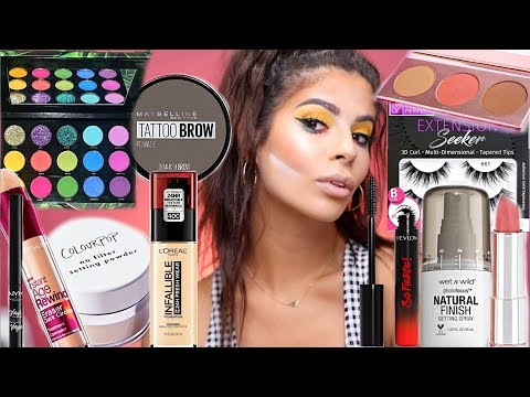 FULL FACE OF DRUGSTORE/AFFORDABLE  HOLY GRAILS!! BEST DRUGSTORE MAKEUP!! - UCKMugoa0uHpjUuq14yOpagw