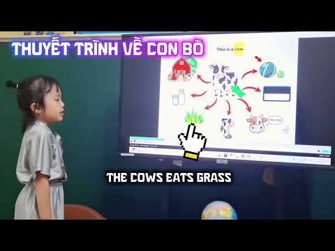 Anna thuyết trình về con bò #learnenglish #annahocngoaingu #tienganh 
