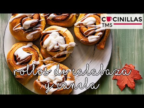 Rollos de Calabaza y Canela | Pumpkin Cinnamon Rolls  Recetas | Thermomix