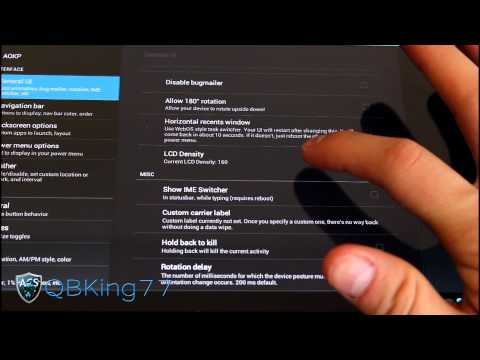 Review of the AOKP ICS Rom on the Samsung Galaxy Tab 10.1 - UCbR6jJpva9VIIAHTse4C3hw