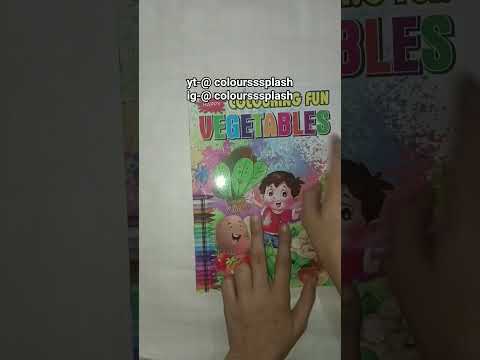 colour filling vegetables pt-1 onion using amazing doms brush pens