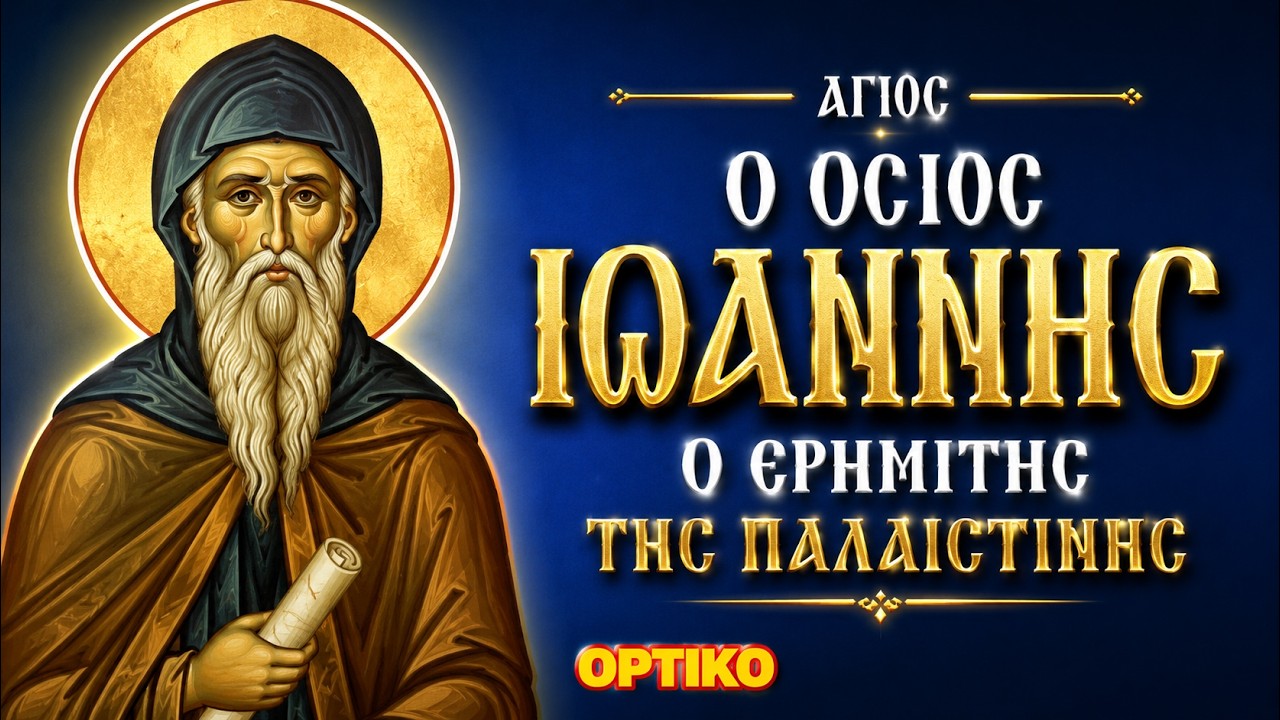 Ο Όσιος Ιωάννης ο Ερημίτης της Παλαιστίνης