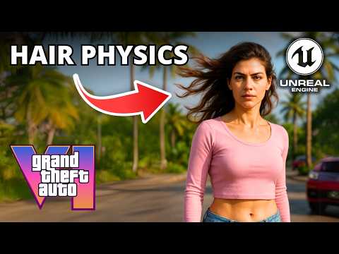 Recreating GTA 6’s Hair Simulation Physics in Unreal Engine 5 (Step-by-Step)