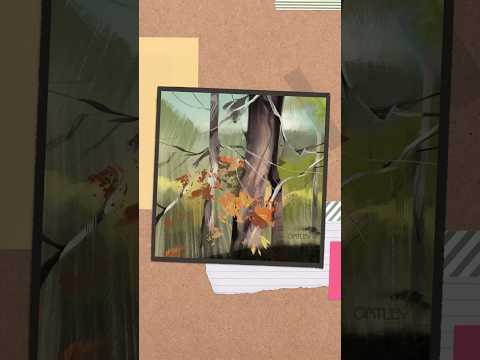 #Procreate Timelapse :: “Fall Over The Ravine” #pleinair study