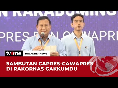 3 Pasangan Capres-Cawapres Rakornas Gakkumdu Bawaslu