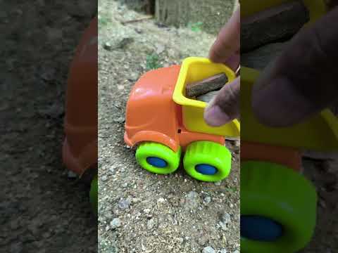 "Dump truck unloading rocks at the site – pure power in action." #truck #truckdriver #trucking