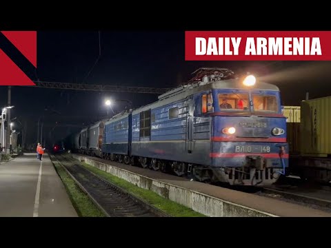 Russian freight train arrives in Armenia for first time in decades