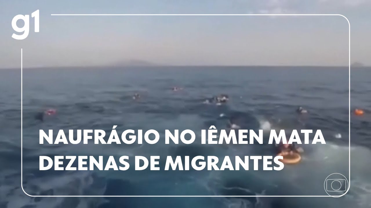 Naufrágio no Iêmen mata dezenas de migrantes