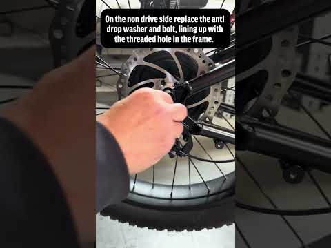 RipCurrent Base Rear Wheel Install #electricbicycle #electricbike #ebike