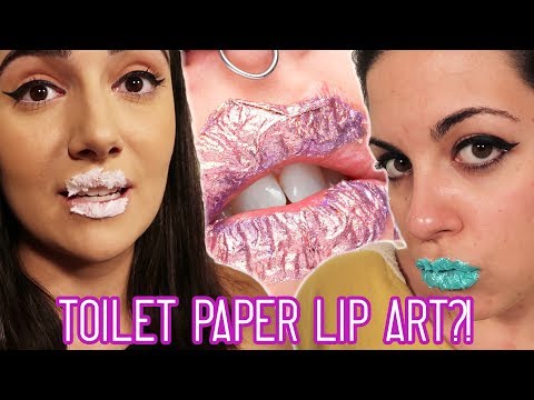 We Tried Instagram Toilet Paper Lips (feat. Candace Lowry) - UCbAwSkqJ1W_Eg7wr3cp5BUA