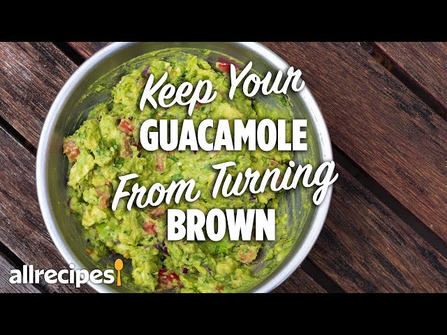 How to Preserve Guacamole From Turning Brown?