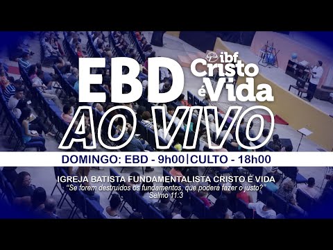EBD - ESCOLA BÍBLICA DOMINICAL | Pr. JOSÉ NOGUEIRA | 12/11/2023