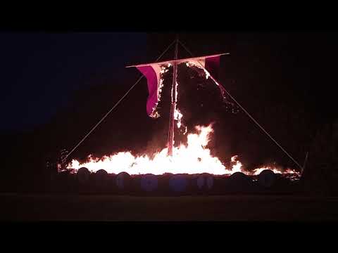 Autumn Equinox Boat Burning