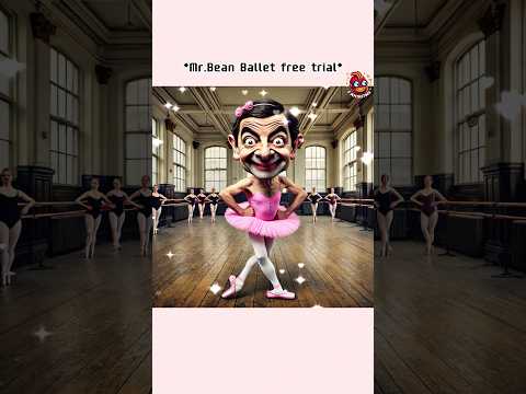 Mr.Bean tries Ballet dancing be like 🩰🤷♀️ #comedy #funny #animation #mrbean #brainrot #memes