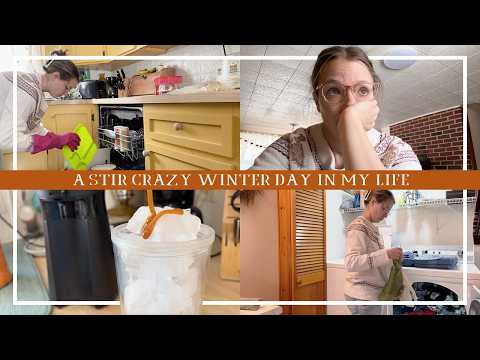 In the TRENCHES of motherhood!? Chores, tantrums + more | Winter DITL