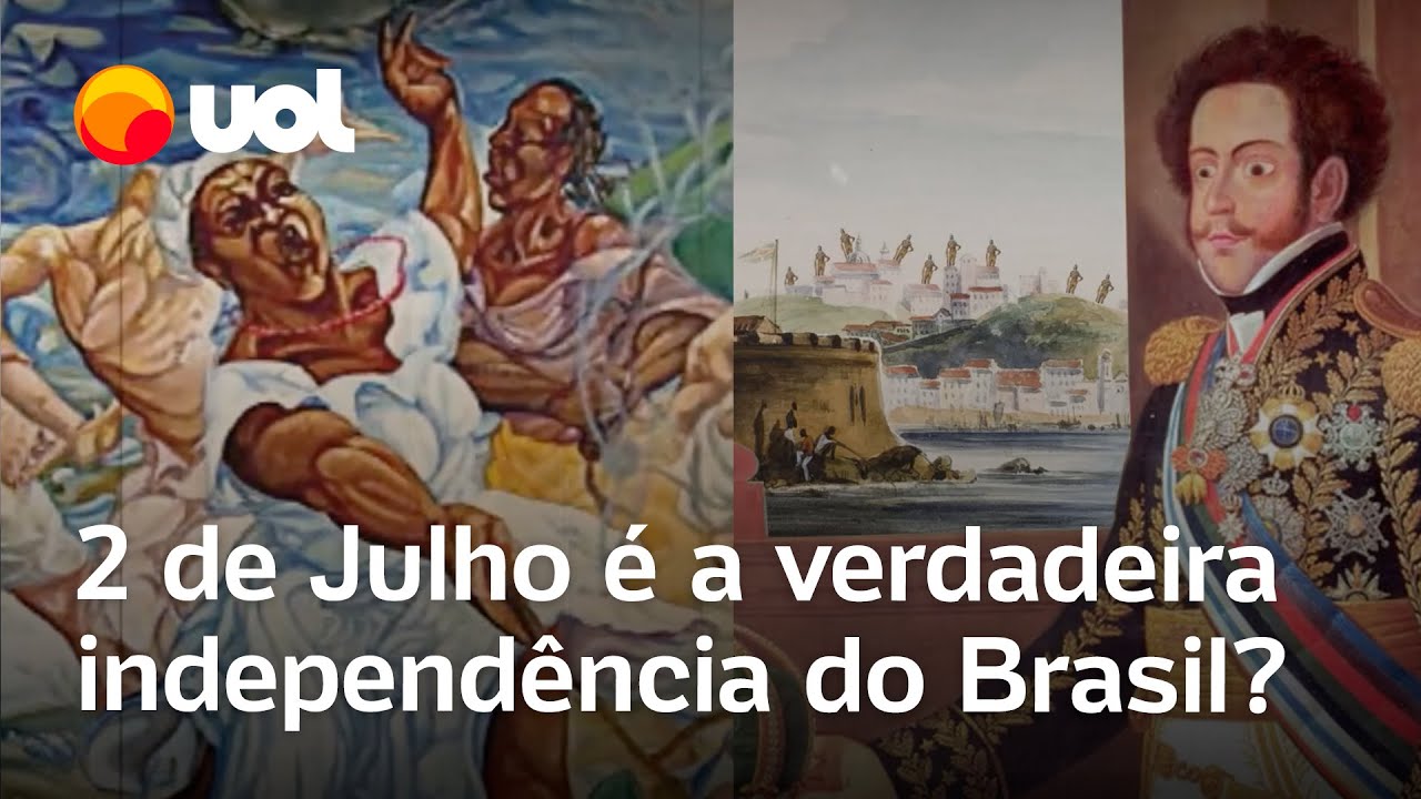 Conjuração Baiana 2 de julho é a verdadeira independência do Brasil