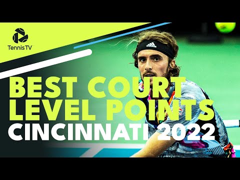 Best Court-Level Tennis Points 😍 | Cincinnati 2022