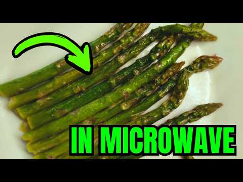 How To COOK Asparagus In The Microwave (QUICK & EASY)