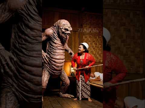 Siluman Lintah Raksasa Masuk Rumah!😱 #videolucu #ai