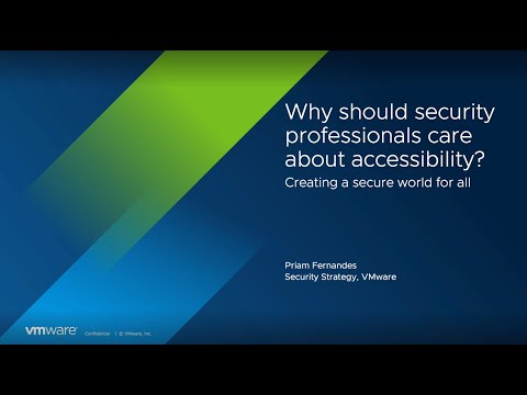 Accessible Security at VMware