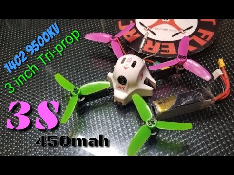 3 inch Tri-blade 3S Flight with 1402 9500Kv Motors On ET125 LOS & FPV - UCNUx9bQyEI0k6CQpo4TaNAw