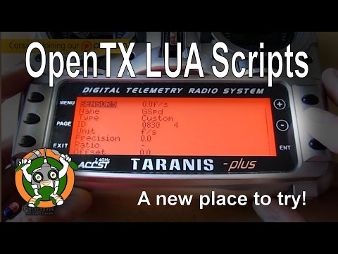 RC Resources: New OpenTX LUA library and LUA Script Guru! - UCp1vASX-fg959vRc1xowqpw