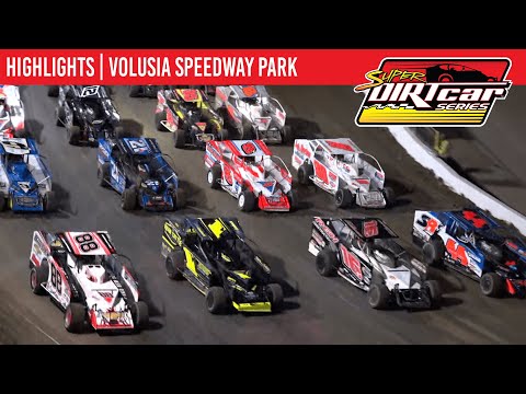 Super DIRTcar Series Big Block Modifieds Volusia Speedway Park February 17, 2022 | HIGHLIGHTS - dirt track racing video image