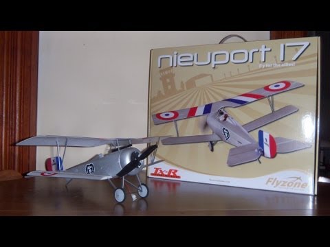 Flyzone Nieuport 17 - Loops and Near-Collision With Bicyclist - UCe7miXM-dRJs9nqaJ_7-Qww