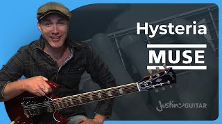 Hysteria - Muse (Songs Guitar Lesson ST-326) How to play