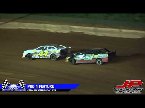 Pro 4 Feature - Carolina Speedway 6/14/24 - dirt track racing video image