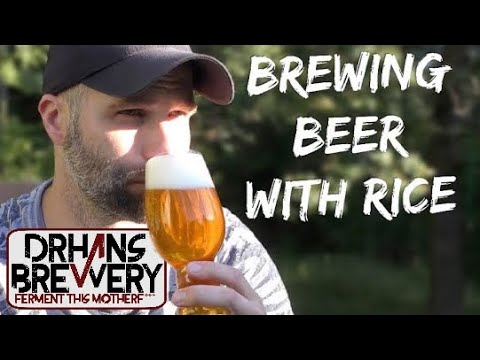 Rice beer, brewday, tasting and recipe!